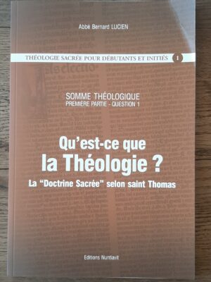 Qu’est-ce que la théologie ?
